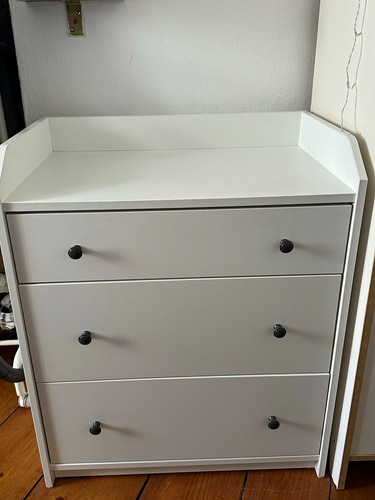 Ikea hauga kommode weiß - kommode,