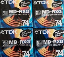 Mini Disc MD RXG 74 4 Stück -