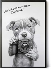 Lustiges Hundebild 30x45cm