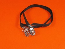 Retro Vintage Fahrrad Rennrad Pedale Riemen Pedalriemen schwarz  NOS