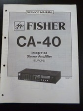 Original Service Manual Fisher