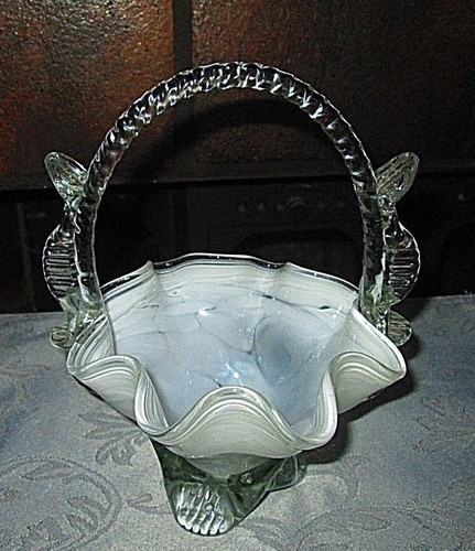 Glas körbchen mundgeblasen - glas,