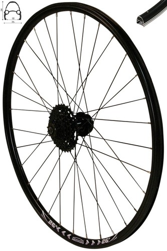 Redondo zoll hinterrad - redondo,