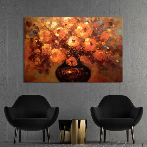 Blumenvase luxus wandbild - luxus,,