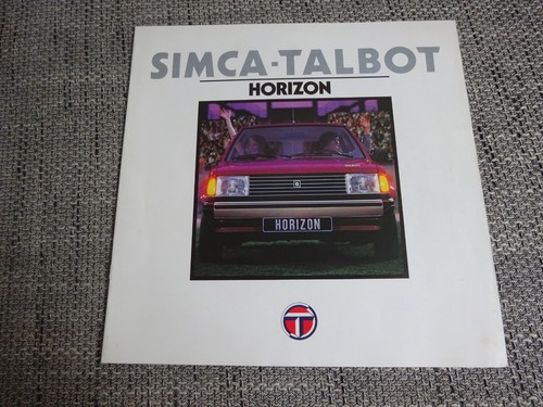 Simca talbot horizon prospekt - talbot,