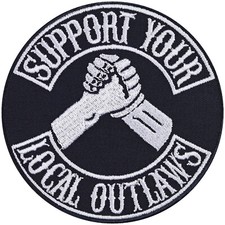 Aufnäher: Support your local