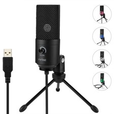 FIFINE USB Mikrofone Kondensatormikrofon Mikrofon Gaming Mikrofone mit Ständer