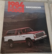 Prospekt Dodge Ramcharger 1984 Ram Tough von 8. 1983 Großformat