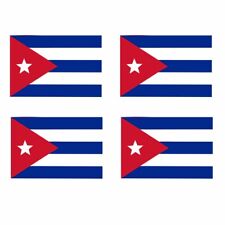 4er Set Kuba Flagge Aufbügeln