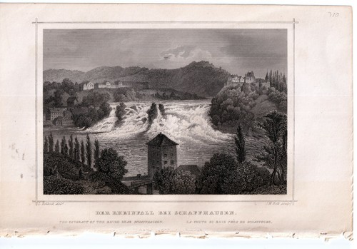 Der rheinfall bei schaffhausen - rheinfall,