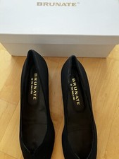 Elegante Pumps, schwarz, v. Brunate, Gr. 42