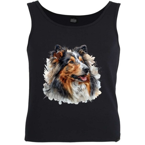 Tank top langhaarcollie - tank,