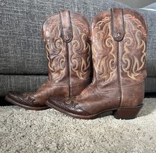 Original Tony Lama Cowboystiefel, echt Leder