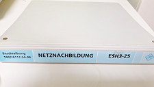 Original R & S Netznachbildung ESH3-Z5 Beschreibung 1007.6117.34-04 - BA001066