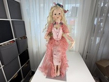 Künstlerpuppe Ute Kase Lepp Sammler Porzellan Puppe 78 cm. Top Zustand.
