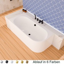 Halb freistehende badewanne - halb,