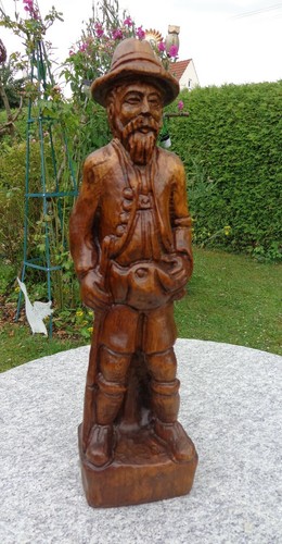 Holzfigur jäger trachtler - jäger,