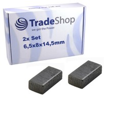 2x Kohlebürsten Kohlestifte 6,5x8x14,5mm für Bosch PST 800 PEL, PST 900 PEL
