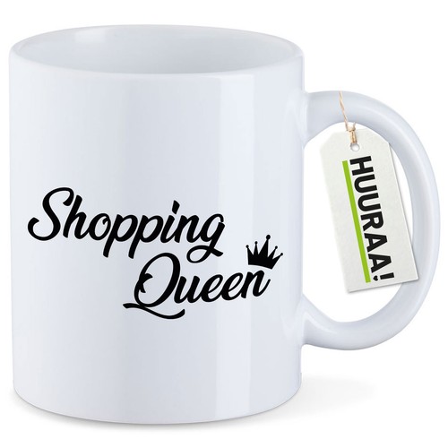 Kaffeetasse shopping queen - kaffeetasse,