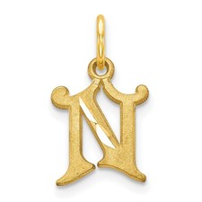 10K Gelbgold Initiale "N"
