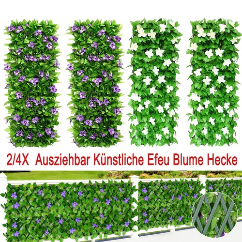 Künstliche efeu blume - künstliche, hecke