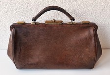 Tolle alte Leder Arzttasche /