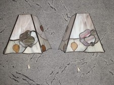 Tiffany-Stil 2 Stück Wandlampe, Zugseil, handgefertigt in Bayern