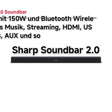 Sharp Soundbar 2.0 Kanal