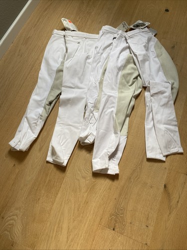 Reithose turnier weiß grau - reithose,