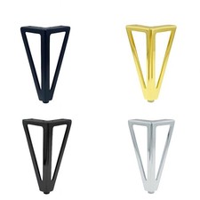 4x Metall Möbel Sofa Beine