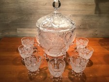 Bleikristall Bowle Service