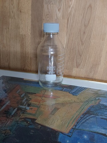 Schott glasflasche mit deckel - schott,