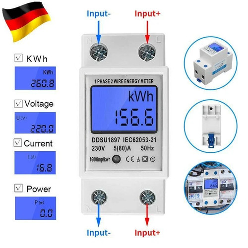 Lcd wechselstromzähler - lcd,