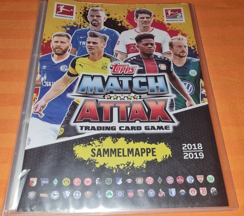 Topps match attax 2018 - match, 2018/19