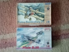 Konvolut 2 Jagdflugzeuge 1. Wk