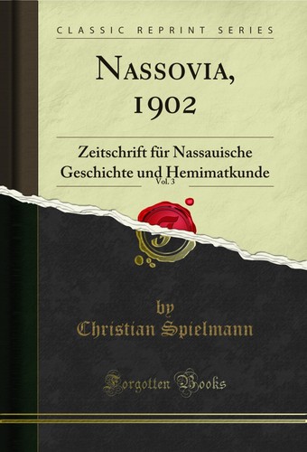 Nassovia 1902 vol 3 - vol.,