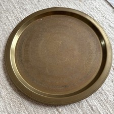 Orientalische Messingplatte Tablett Teller Platte 45 cm