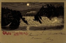 Mondschein Litho Rheinfall