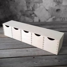 Vintage Schubkastenregal mit 5
