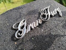 Emblem Plymouth Grand Fury 1975 1976 1977 ( MOPAR Chrysler )
