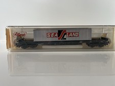 LILLIPUT H0  CONTAINERTRAGWAGEN 202C „SEALAND“, OVP, OHNE ABBRÜCHE, AC-ACHSEN