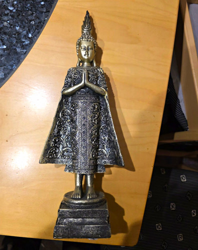 Buddha statue metall - metall, antik