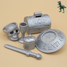 Playmobil Silberschatz-Silber-Grau-Piratentruhe-Beuteschmuck-Wikinger Mittela...
