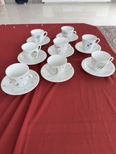 Rörstrand Sweden Wild Flower Louise Adelborg 16 Teiliges Mocca Service