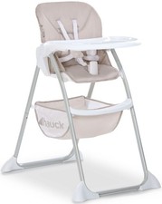 HAUCK Hochstuhl Sit N Fold,  Kunststoff beige 57x98x83 cm