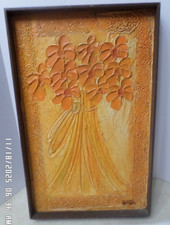 Impasto Textured Painting Of A