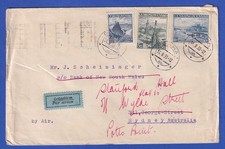 Tschechoslowakei Mi.-Nr. 353, 358, 359 als MiF auf LP-Brief O PRAHA 1939
