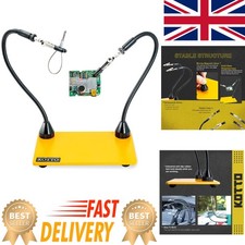 Professionelle dritte Hand Löthilfe Werkzeug mit gewichteter Aluminiumbasis & Zange