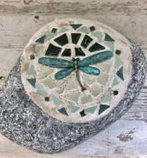 Mosaik auf naturstein - mosaik,