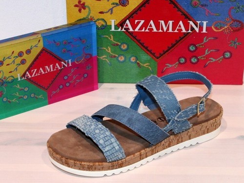 Lazamani jeans sandalette - lazamani, jeans-sandalette